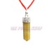 Manipura Pencil Pendant in Yellow Jade Stone